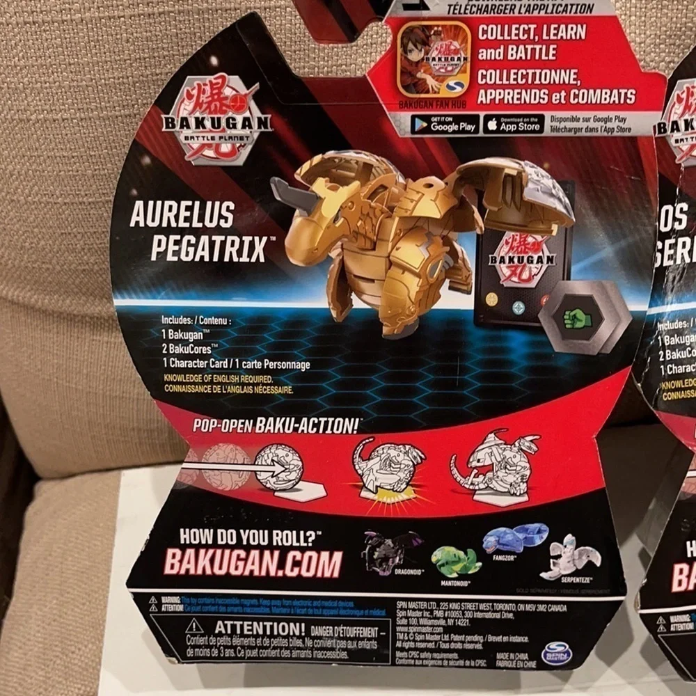 Lot of 3 Bakugan Brawlers Battle Planet NIP